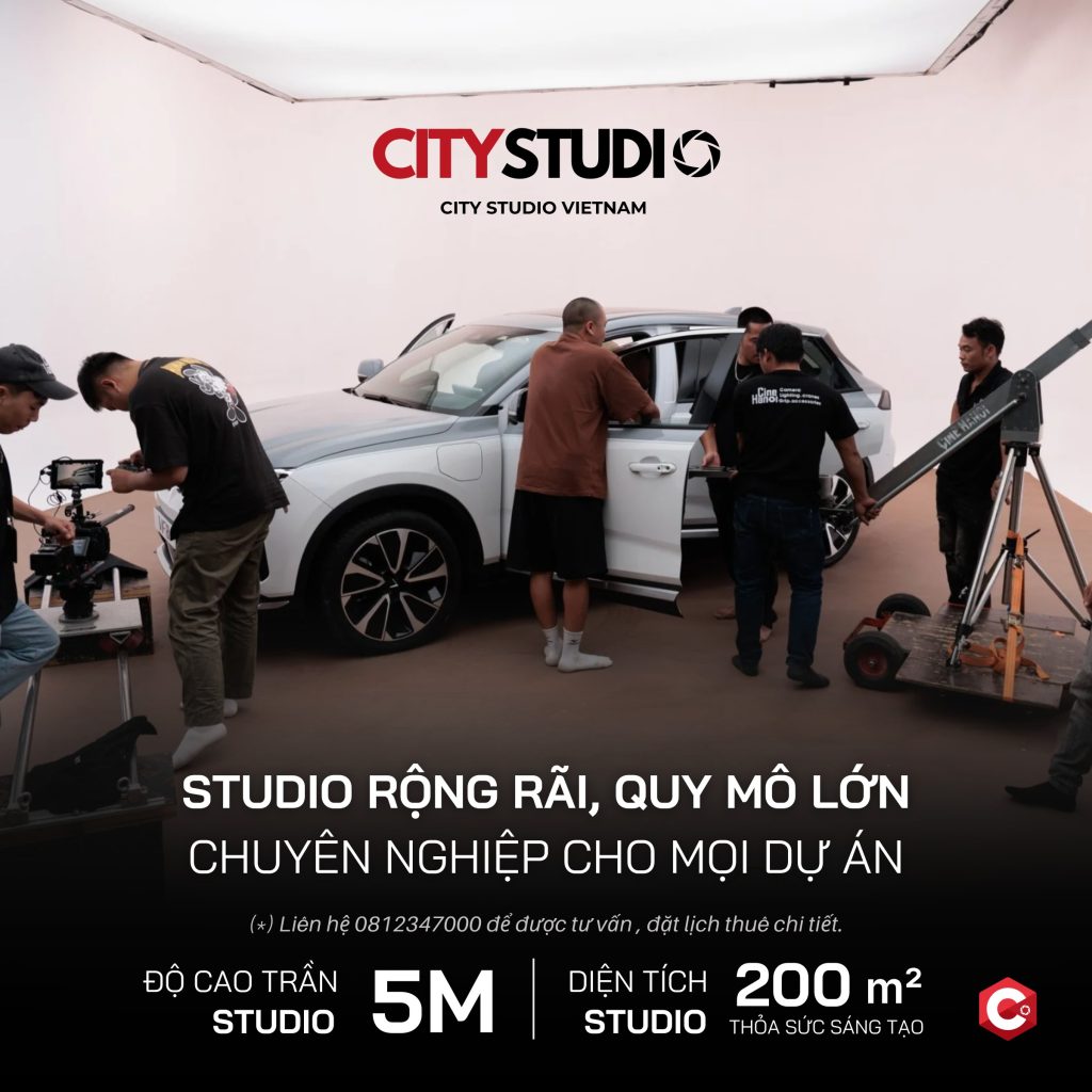 Studio rộng rãi tại City Studio Vietnam