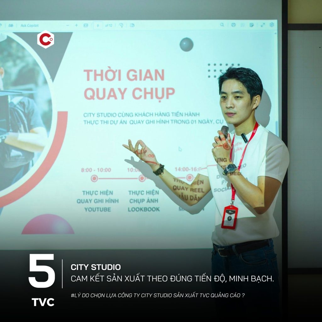 City Studio - cam kết sản xuất theo đúng tiến độ minh bạch