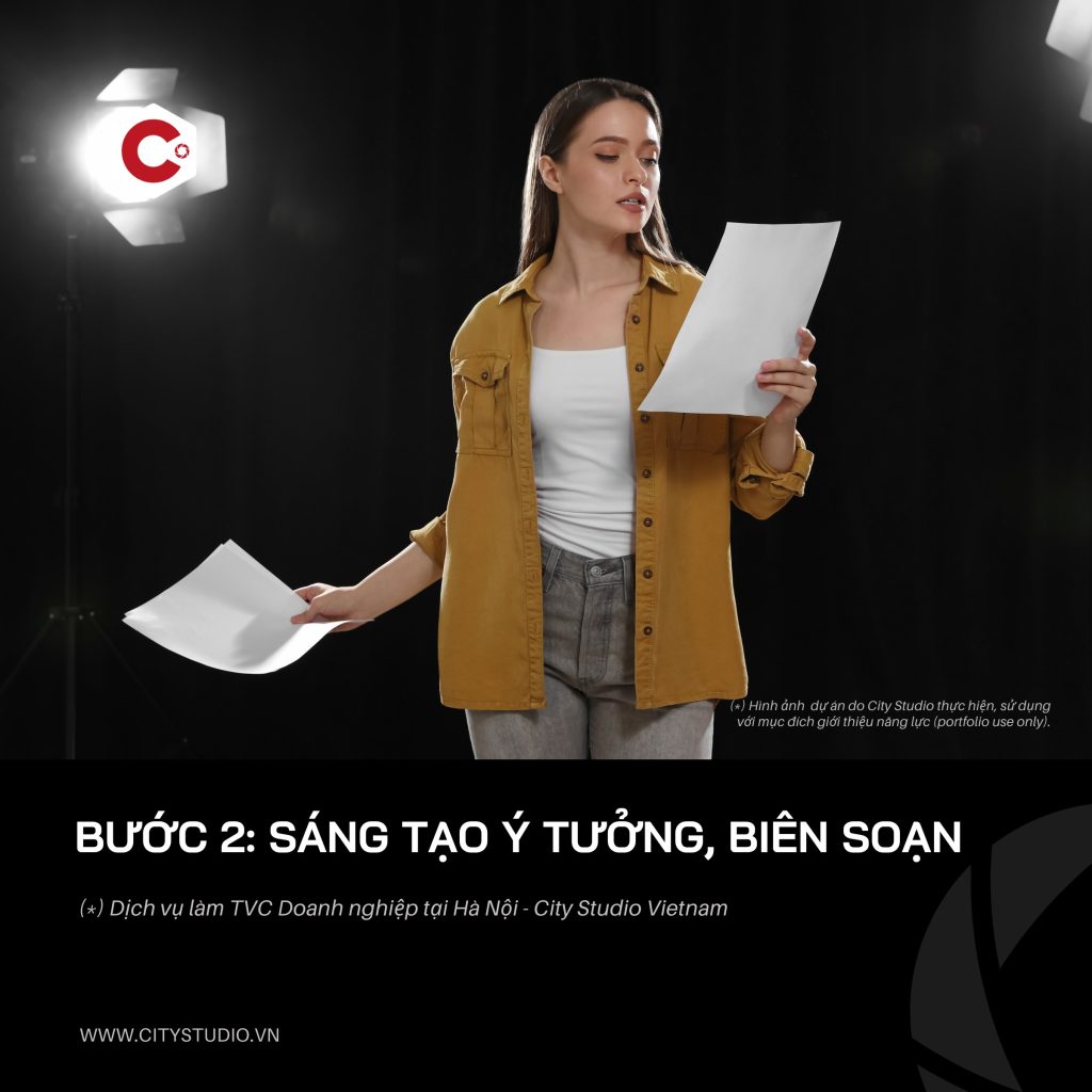 Bước 2: sáng tạo & Biên soạn